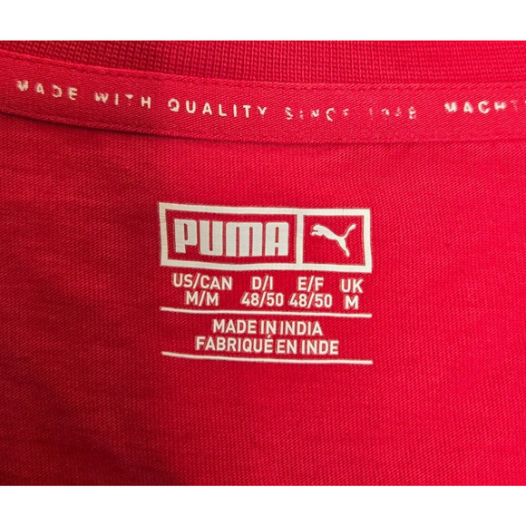 Puma x Sonic The Hedgehog Mens Dr Eggman T Shirt Medium Red Crew Streetwear Tee - Picture 4 of 7